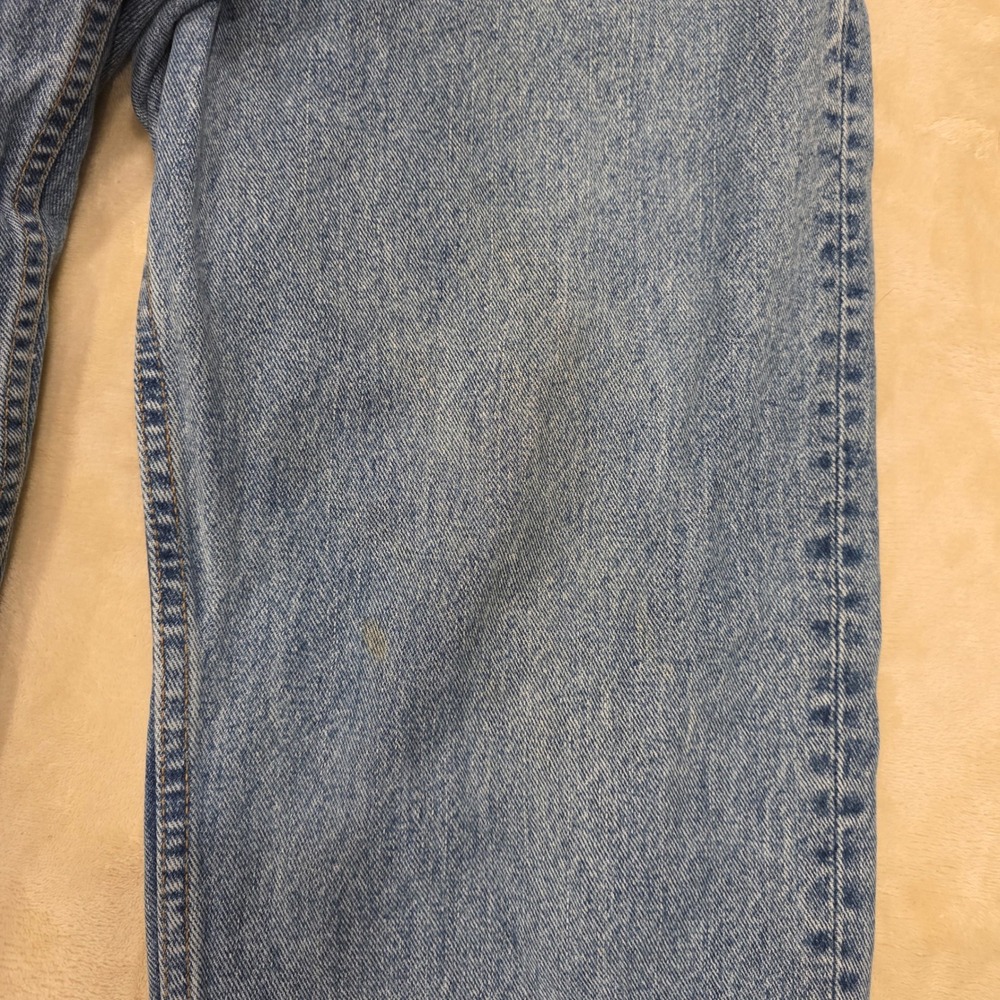 Vintage Levis 550 Jeans Mens 36x31.5 Actual (Tag 38x32) Made In USA Blue 90s - Picture 4 of 12